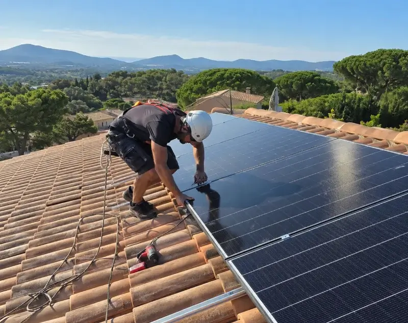 Installateur panneaux solaires Saint-Bauzély — pose photovoltaïque sur toiture