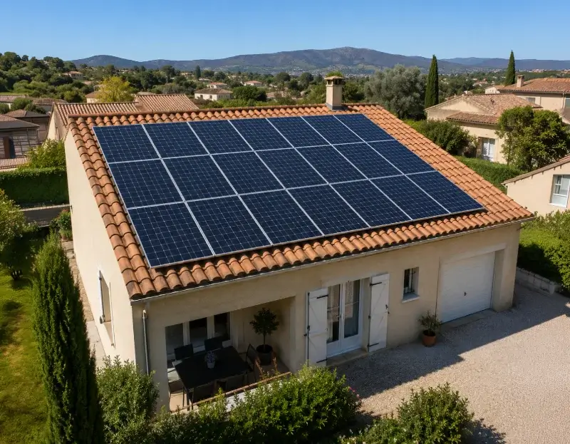 Prime à l'autoconsommation panneaux solaires Saint-Bauzély — aide financière de l'État
